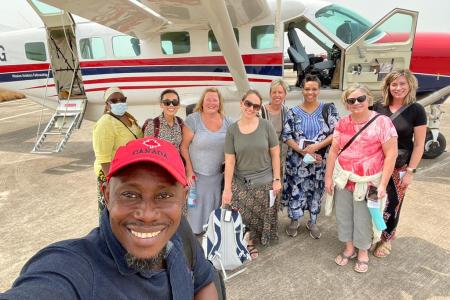 Pastor Wilmot Walker, Dinene Jenkins, Toshie Payne, Kimberly Hagerman, Anna Trubey, Sheri Postma, Kathleen Randell-Homere and Jacki Bush. 