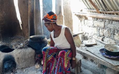 Elisa Tolno, cook and mother of seven.